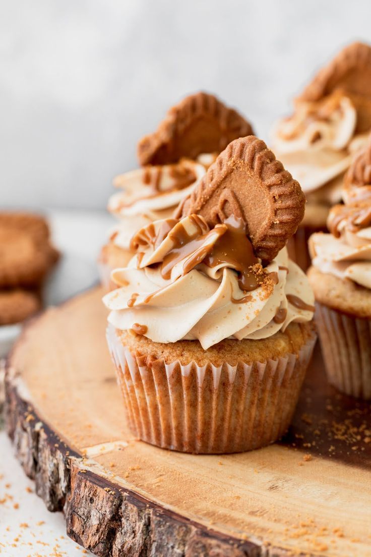 Cookie Butter Biscoff Cupcake