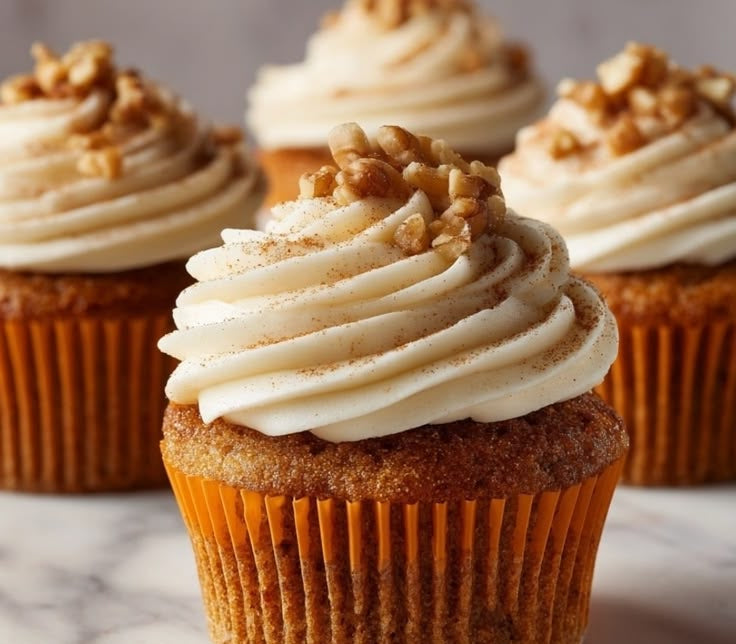 Poppin Carrot Cupcake